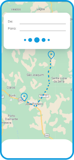 Android application Log 61 Logística - Cliente screenshort