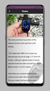 HW57 Pro Smartwatch Guide