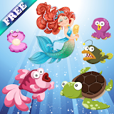 Mermaids and Fishes for Kids icon