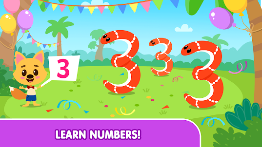 Numbers learning game for kids