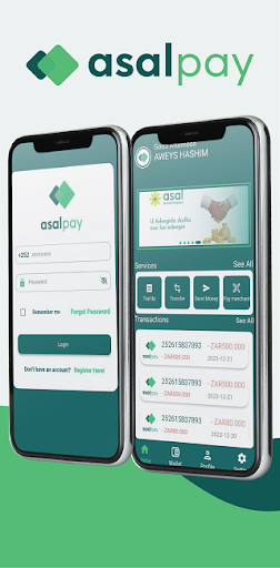 Android application Asal Pay screenshort