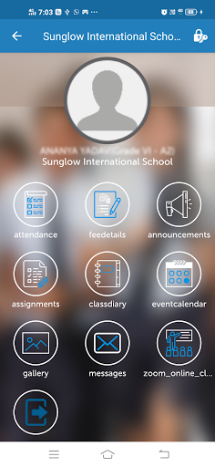 Sunglow Parent Portal Screen 3