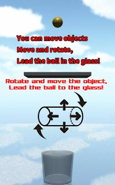 Lead the ball to the glass! - Screenshot 1