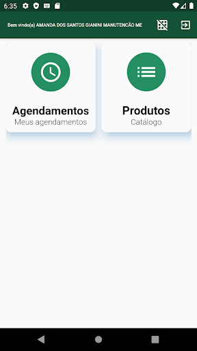 Gianini Manutenção Screen 2