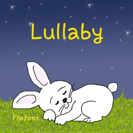 GFLullaby™ Latin FlipFont logo