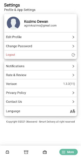 Obeevend Partner Screen 2