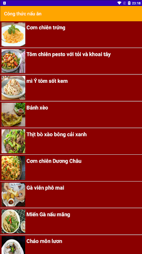 App Công Thức Nấu Ăn Screen 2