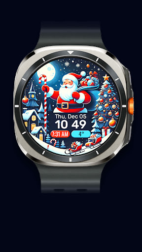 Holiday Santa Watch Face screenshot 10