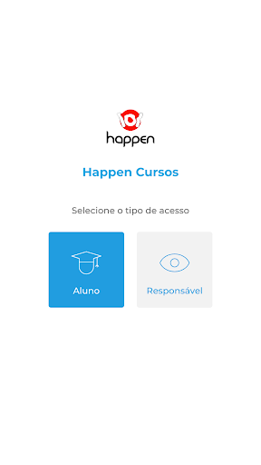 Android application Happen Cursos screenshort