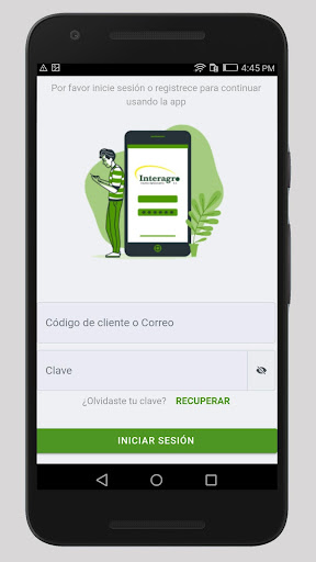 Interagro Clientes Screen 3