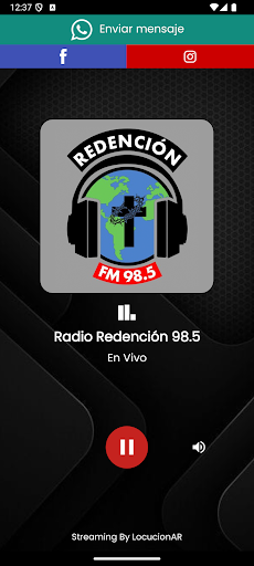 Vista previa de la aplicación