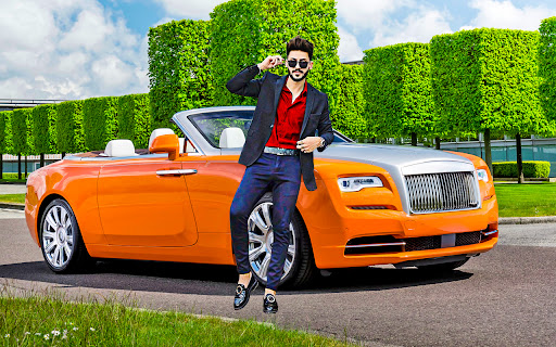 Luxury car photo editor frames