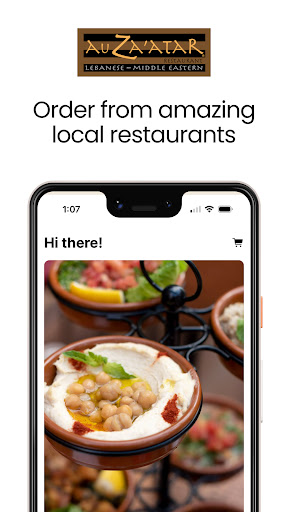 Android application Au Za'atar Restaurant screenshort