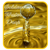 Golden Water Drop icon