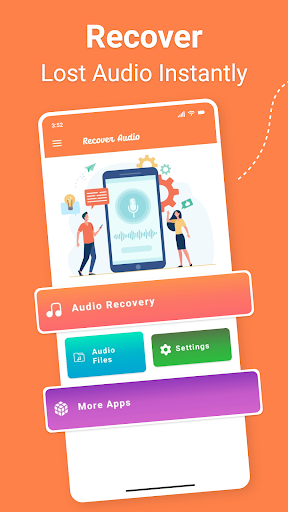 Android application Recover Deleted Audio, Calls screenshort