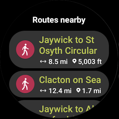 Screenshot of Outdooractive. Hike and Ride