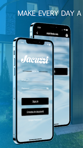 Android application Jacuzzi Referral screenshort
