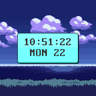 Снимак екрана 8-битног сата