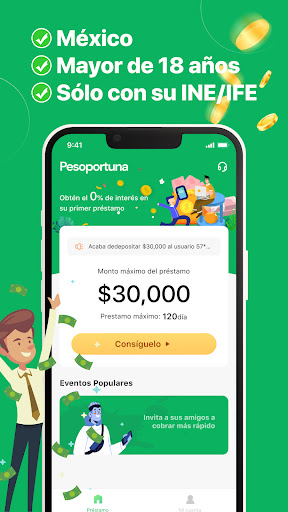 Prestamo rapido-Pesoportuna Screen 2