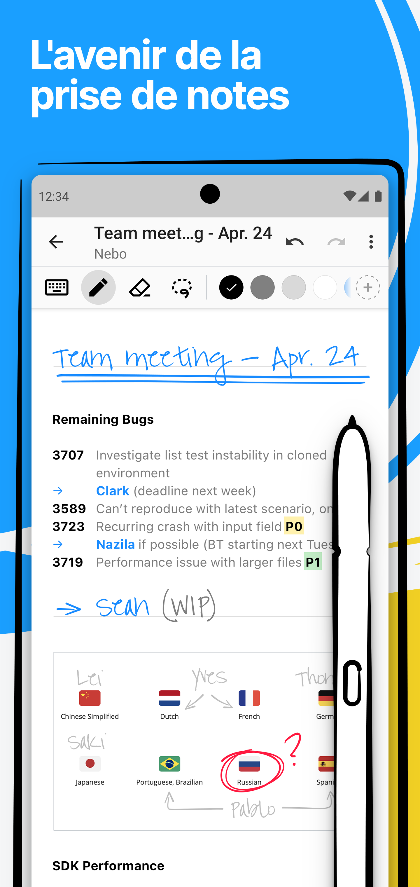 Android application Nebo: Notes & PDF Annotations screenshort