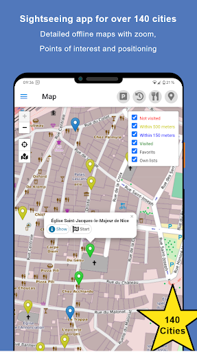 Android application Sightseeing Nice screenshort