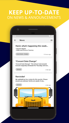 Android application Newport School District PA screenshort