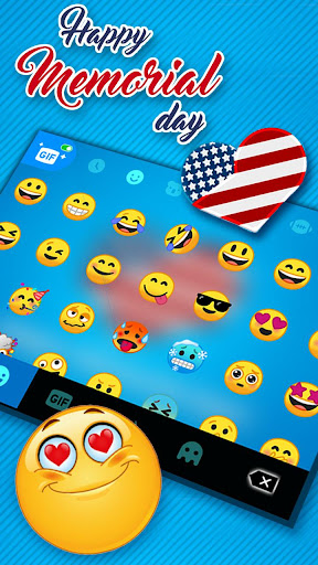 Happy Memorial Day Keyboard Th Screen 3