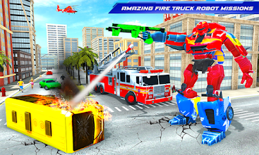 Firefighter Robot Transforming Truck Robot Games Aplicaciones En Google Play
