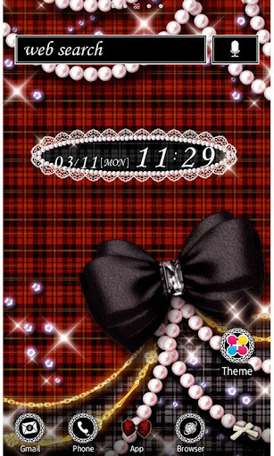 Android application Plaid and Pearls Wallpaper screenshort
