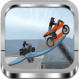 Rooftop Motorbike Stunts 3D icon