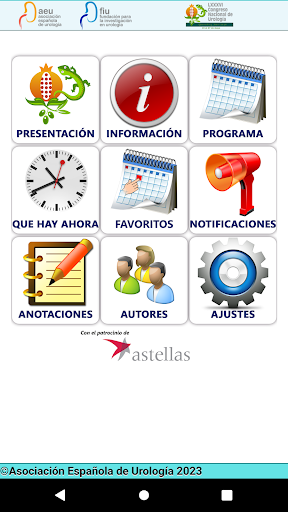 Android application Congreso AEU 2023 screenshort