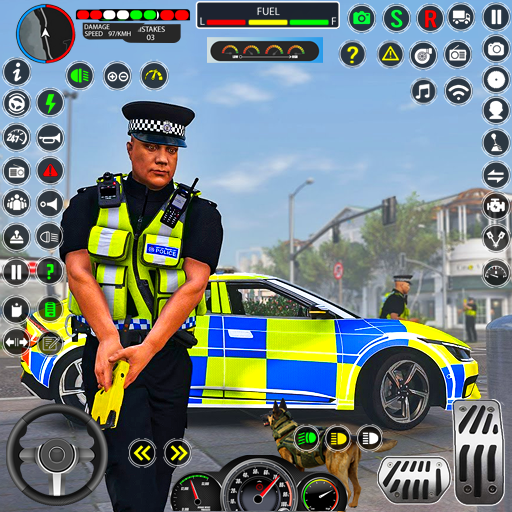 ألعاب شرطي مواقف سيارات الشرطة
