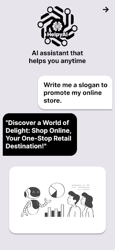 Android application HelpyAI screenshort