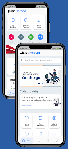Android application Qbasic programs screenshort