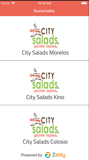 City Salads Screen 2