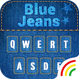 Blue Jeans Keyboard Theme - Emoji & Gif icon