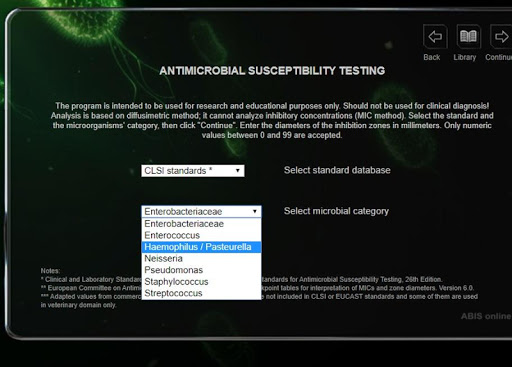 ABIS bacteria identification