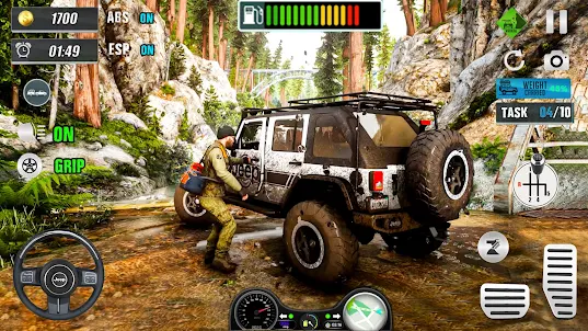 simulación todoterreno jeep 4×