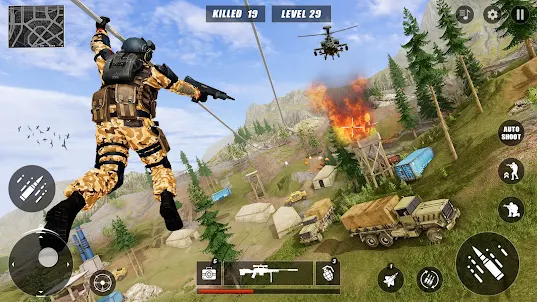Sniper 3D：Attack War Gun Games
