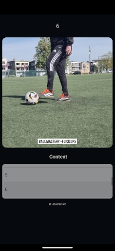 Football Flick Up Skills