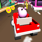 Hippo Pig Car Race Run 3D 1.0