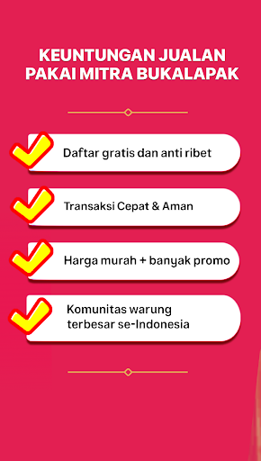Pulsa & PPOB - Mitra Bukalapak Screen 2
