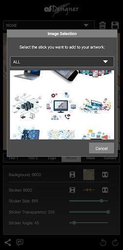 AF Designer Screen 3