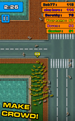 Android application Crowd Town screenshort