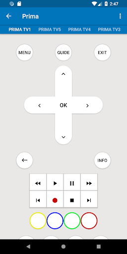 Prima TV Remote
