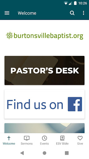 Android application Burtonsville Baptist Church screenshort