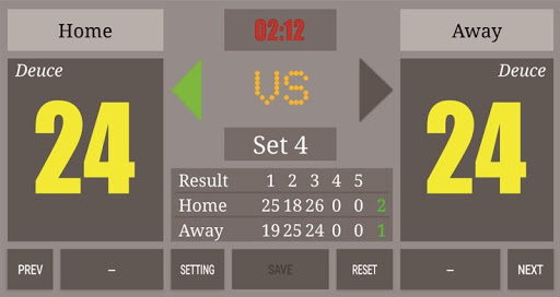 Android application Scoreboard : Volley Ball screenshort