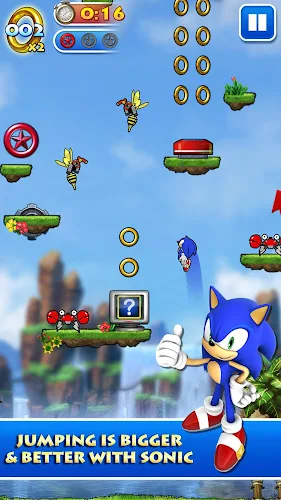 Sonic Jump Pro Mod Apk