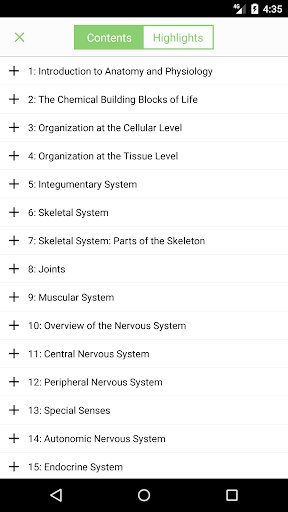 Anatomy & Physiology Textbook Screen 3