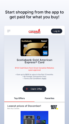 Android application Great Canadian Rebates screenshort